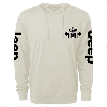Jesus Cross Jp Grille Oversized Lightweight Hoodie