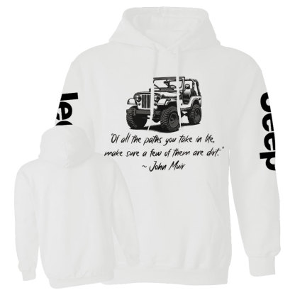 Dirt Path John Muir Quote Jp Funny Casual Hoodie
