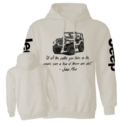 Dirt Path John Muir Quote Jp Funny Casual Hoodie