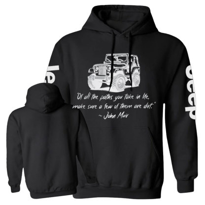 Dirt Path John Muir Quote Jp Funny Casual Hoodie