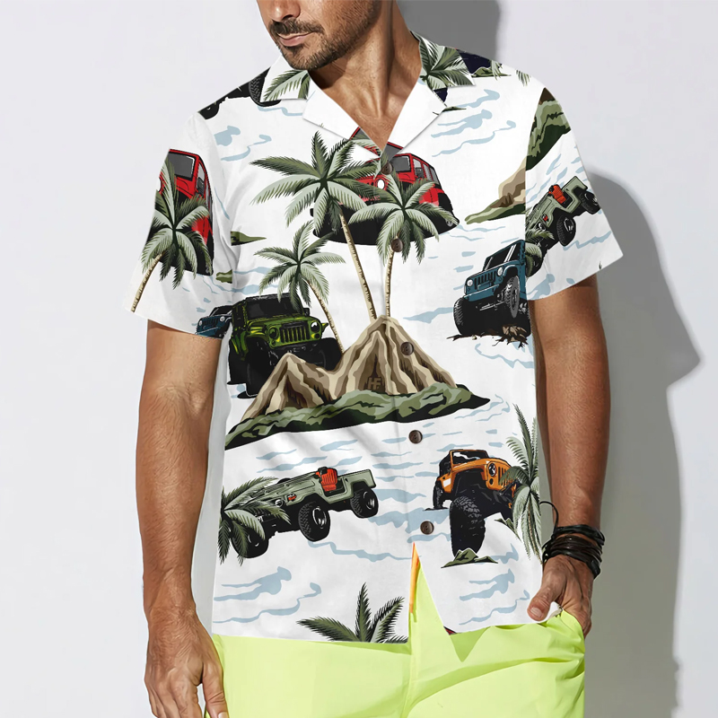 Jp Car Palm Tree Hawaiian Shirt