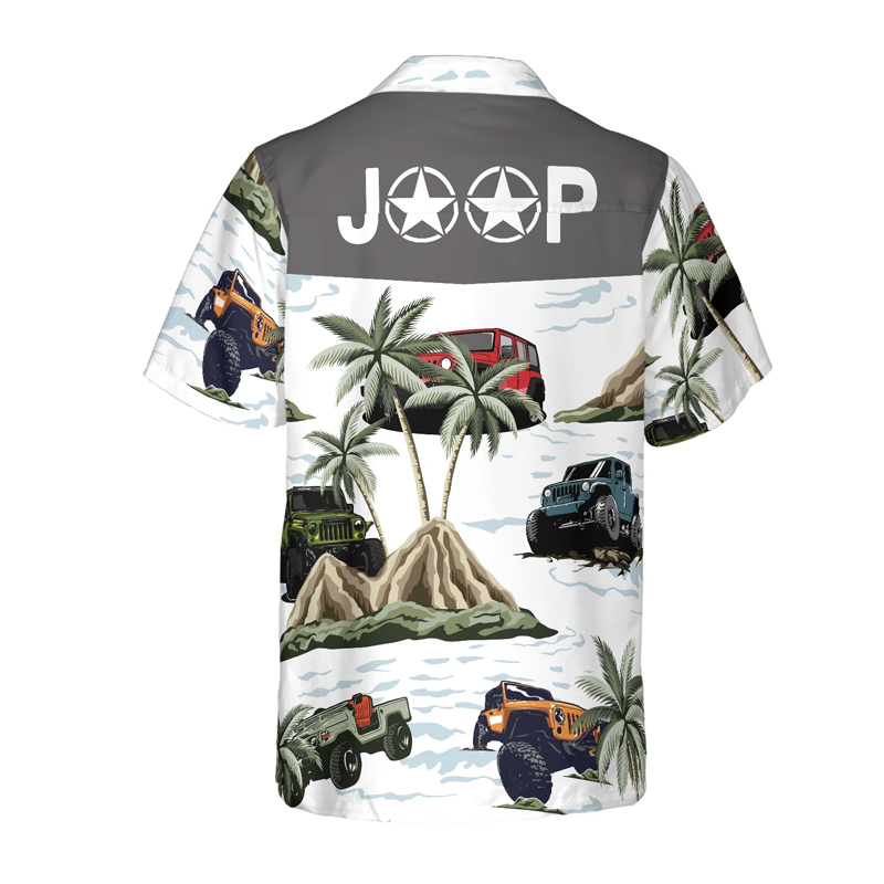 Jp Car Palm Tree Hawaiian Shirt