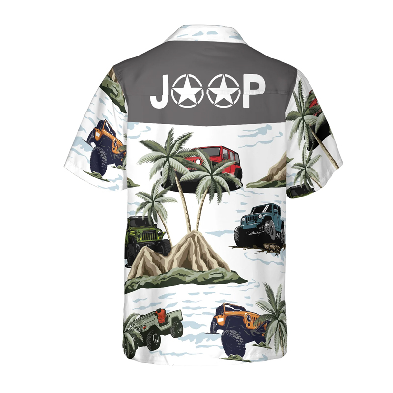 Jp Car Palm Tree Hawaiian Shirt