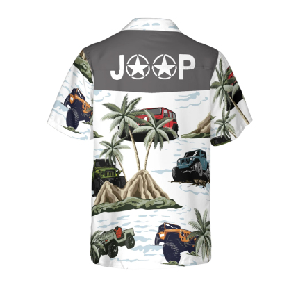 Jp Car Palm Tree Hawaiian Shirt