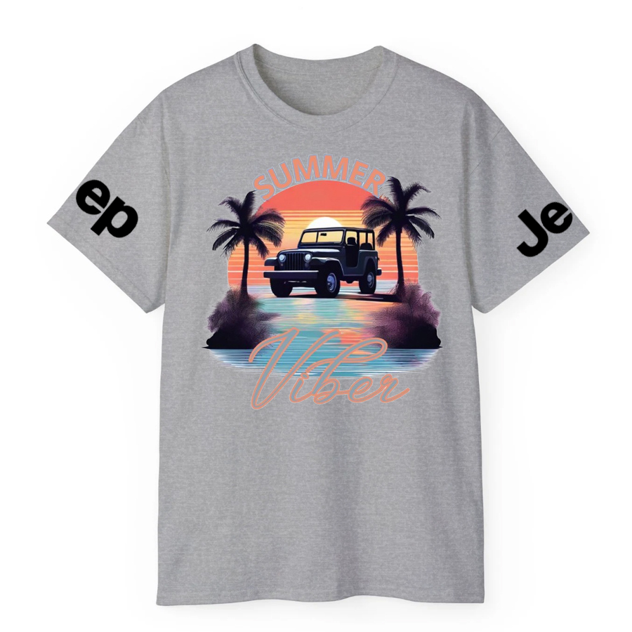 Jp Car Summer Viber palm tree T-Shirt