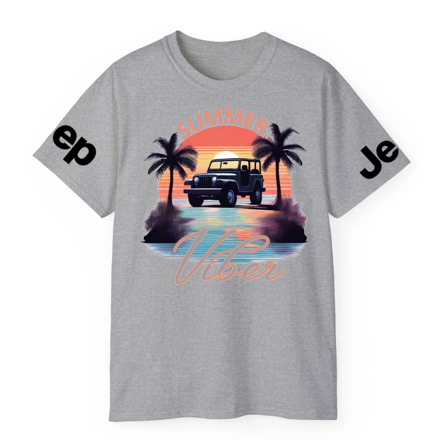 Jp Car Summer Viber palm tree T-Shirt
