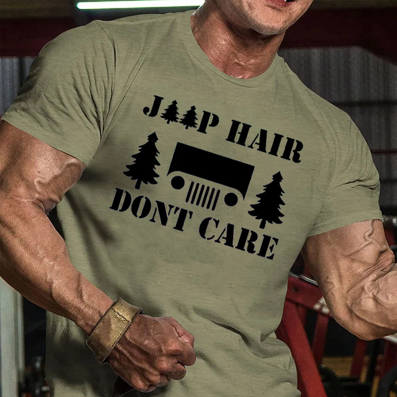 Jp Hair Don't Care - Tree Travel T-Shirt