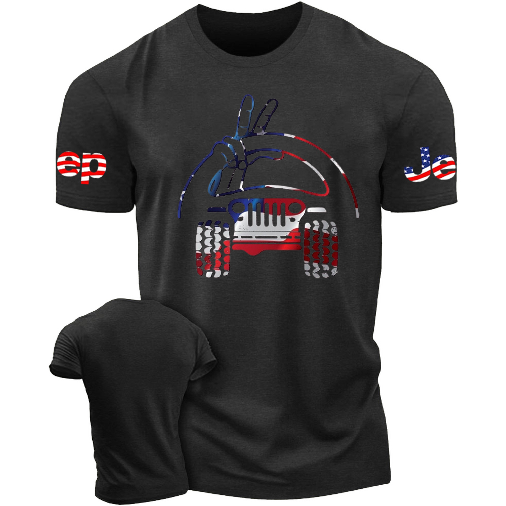 Jp Wave USA Flag T-Shirt