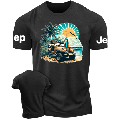 Jp palm tree Beach T-Shirt