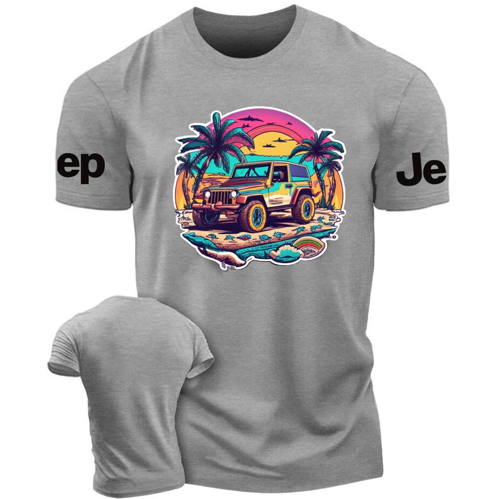Jp palm tree Beach shells T-Shirt