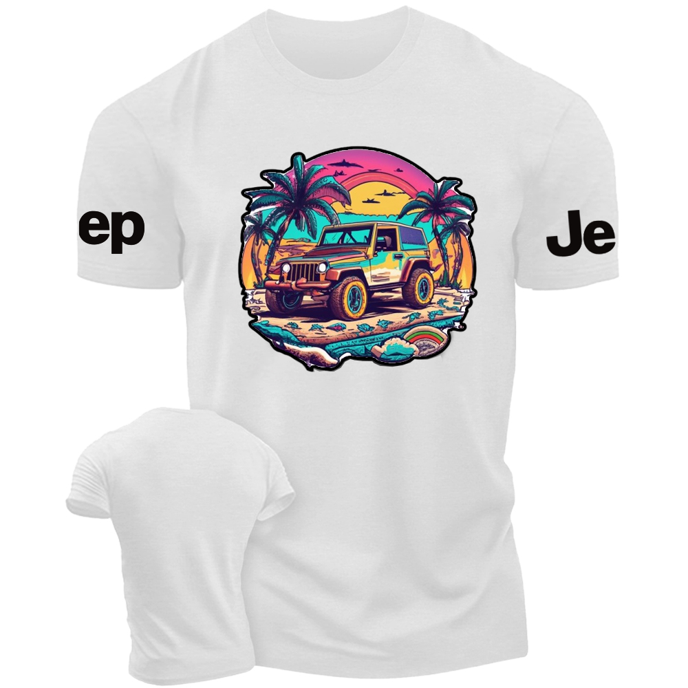 Jp palm tree Beach shells T-Shirt
