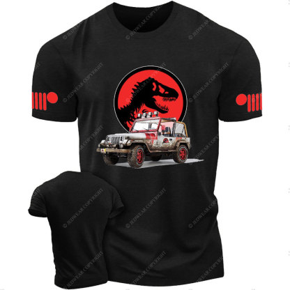 Jurassic Jp with Red Horror Rex T-shirt