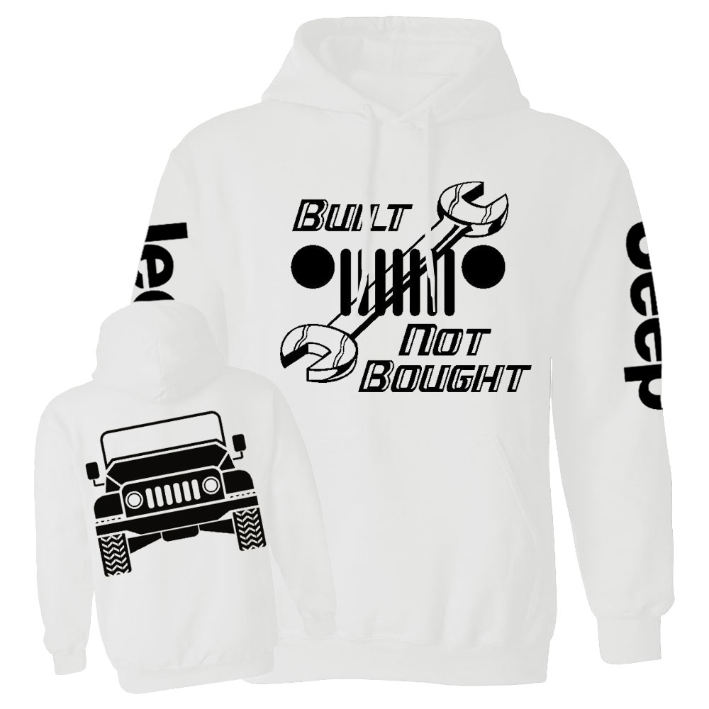 Built Not Bought Jp Double Printed Casual Hoodie