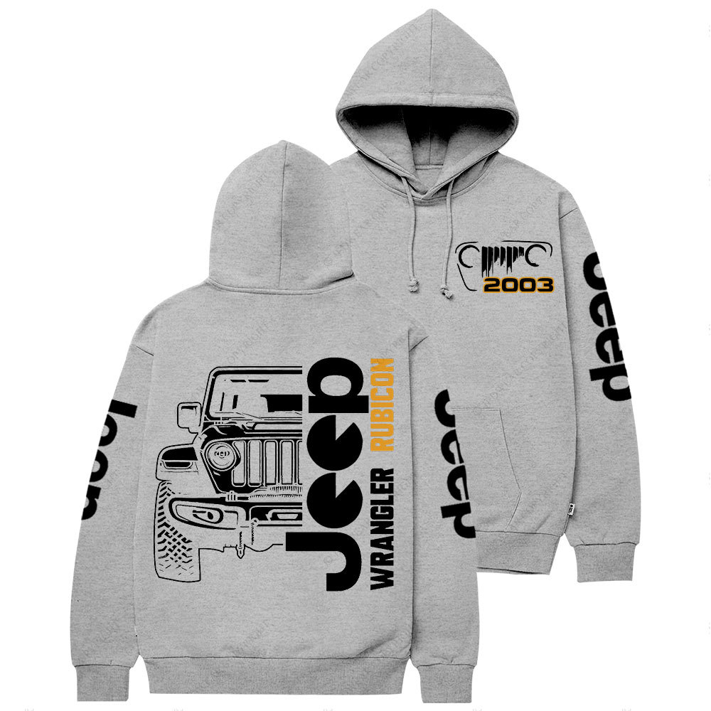 Jp Wrangler Rubicon Grille Since 2003 Casual Hoodie