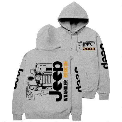 Jp Wrangler Rubicon Grille Since 2003 Casual Hoodie