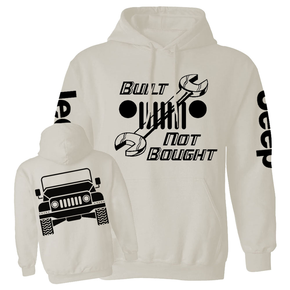 Built Not Bought Jp Double Printed Casual Hoodie