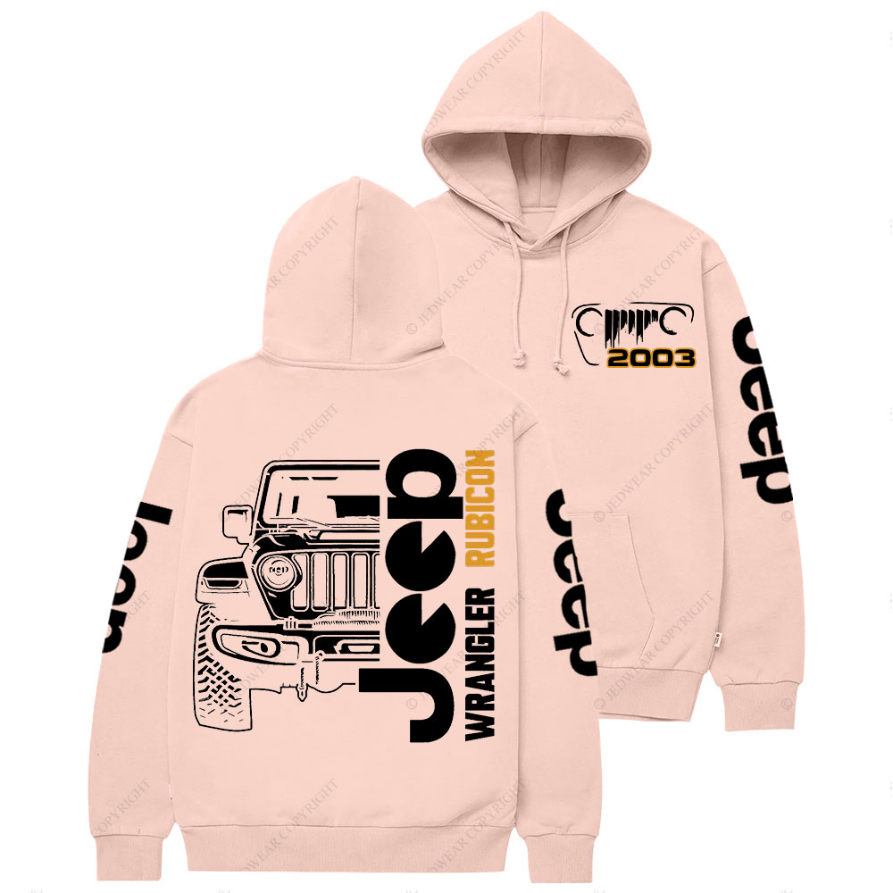 Jp Wrangler Rubicon Grille Since 2003 Casual Hoodie