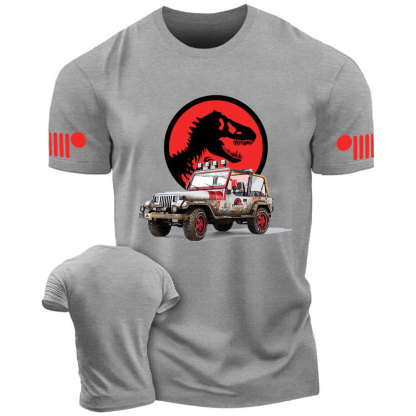Jurassic Jp with Red Horror Rex T-shirt