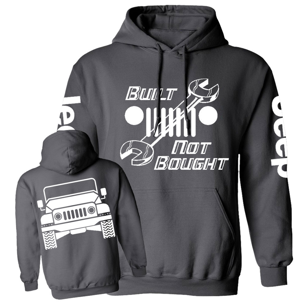 Built Not Bought Jp Double Printed Casual Hoodie
