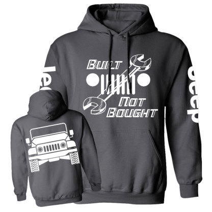 Built Not Bought Jp Double Printed Casual Hoodie