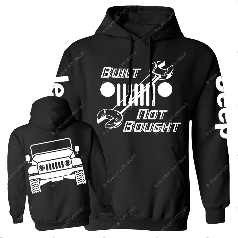 Built Not Bought Jp Double Printed Casual Hoodie