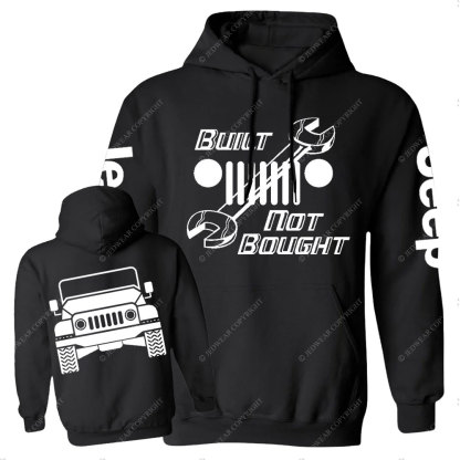 Built Not Bought Jp Double Printed Casual Hoodie