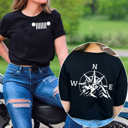 Side by Side Compass Jp Women T-Shirt