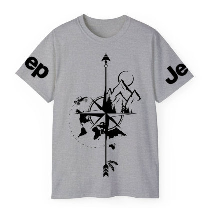 Compass Mountains Advanture Map Jp T-Shirt