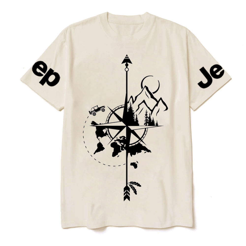 Compass Mountains Advanture Map Jp T-Shirt