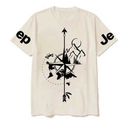 Compass Mountains Advanture Map Jp T-Shirt