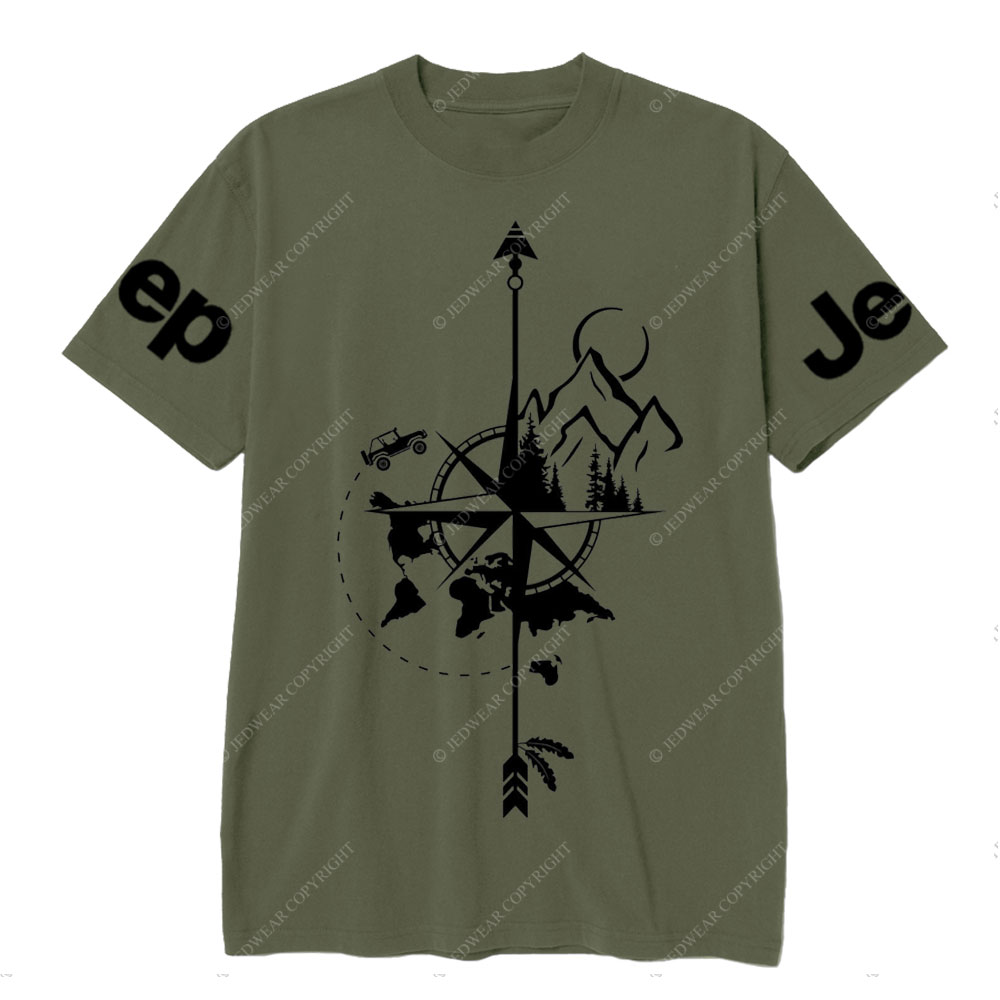 Compass Mountains Advanture Map Jp T-Shirt