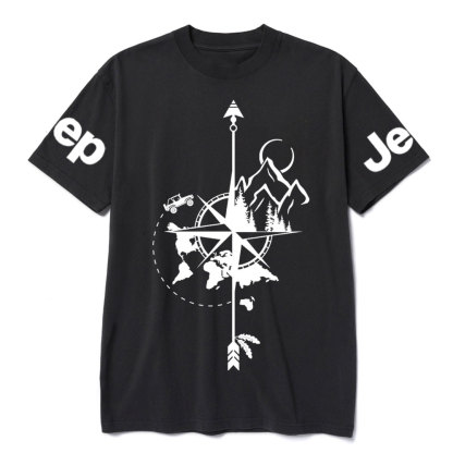 Compass Mountains Advanture Map Jp T-Shirt