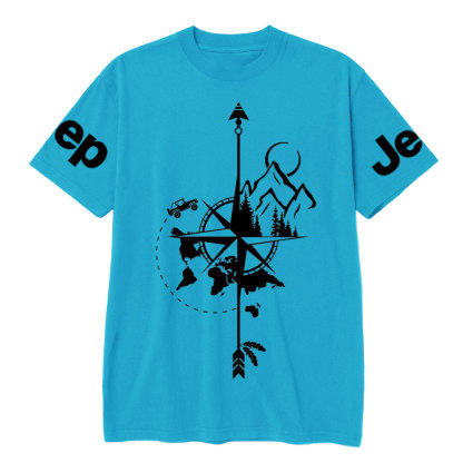 Compass Mountains Advanture Map Jp T-Shirt