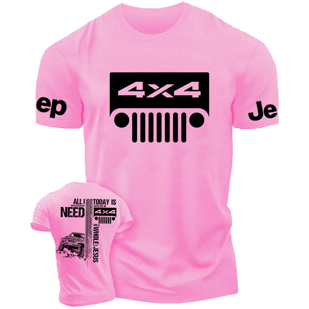 All I Need Today Is Jp And A Whole Jesus 4x4 Double Printed T-Shirt