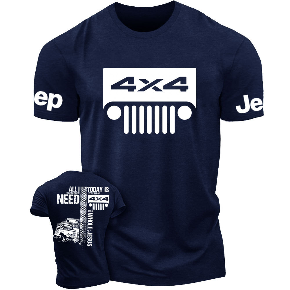 All I Need Today Is Jp And A Whole Jesus 4x4 Double Printed T-Shirt