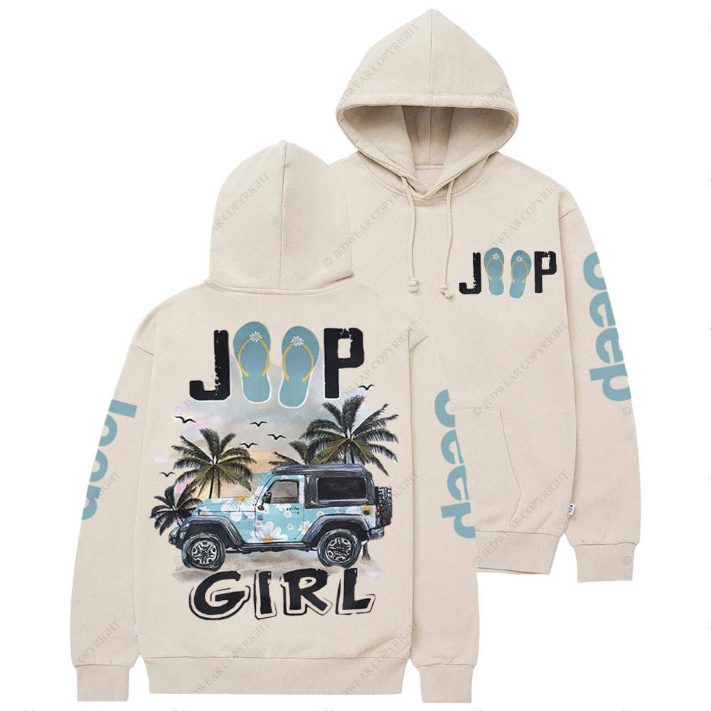 Jp Beach Flip Flops Girl Casual Hoodie