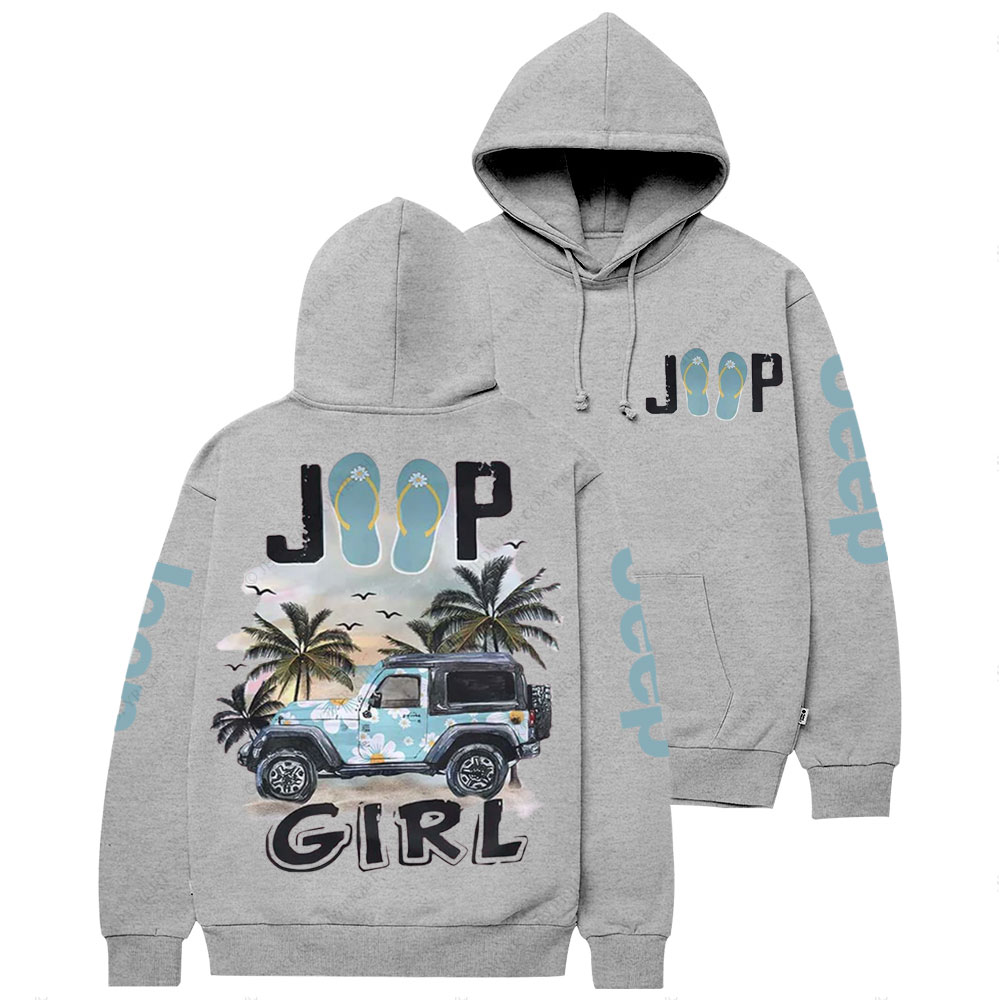 Jp Beach Flip Flops Girl Casual Hoodie