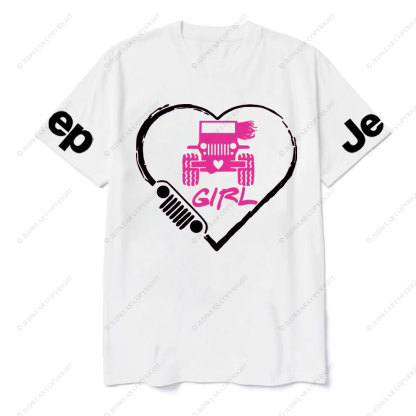Pink Jp Hair, Don't Care Jp Girl T-Shirt