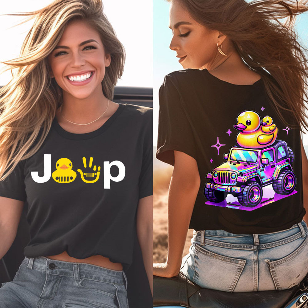 Colorful Ducked Jp Duck Duck Jp Women T-Shirt