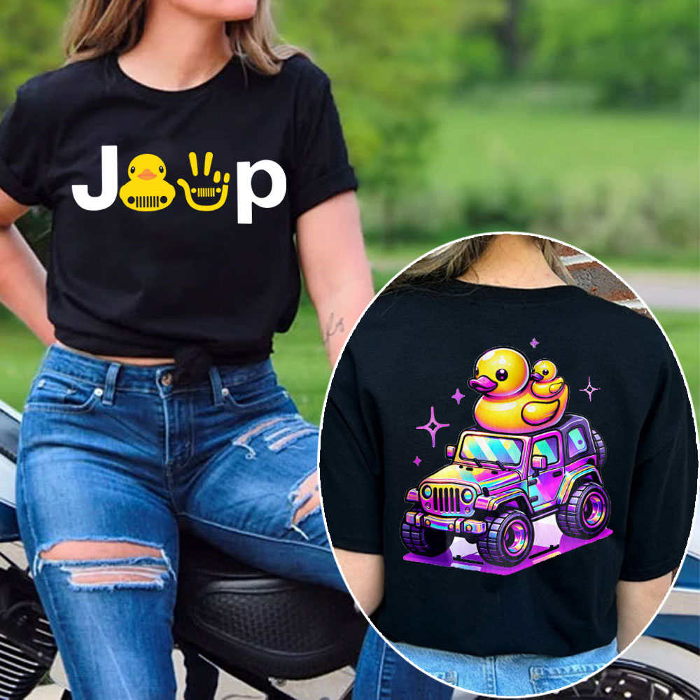 Colorful Ducked Jp Duck Duck Jp Women T-Shirt