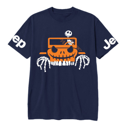 Jp Bone Grille Orange Halloween T-Shirt