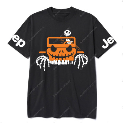 Jp Bone Grille Orange Halloween T-Shirt