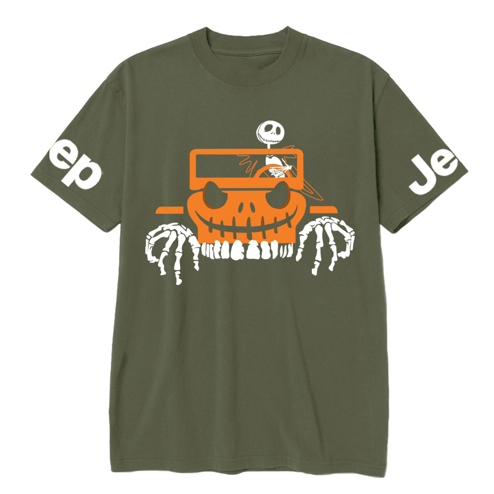 Jp Bone Grille Orange Halloween T-Shirt