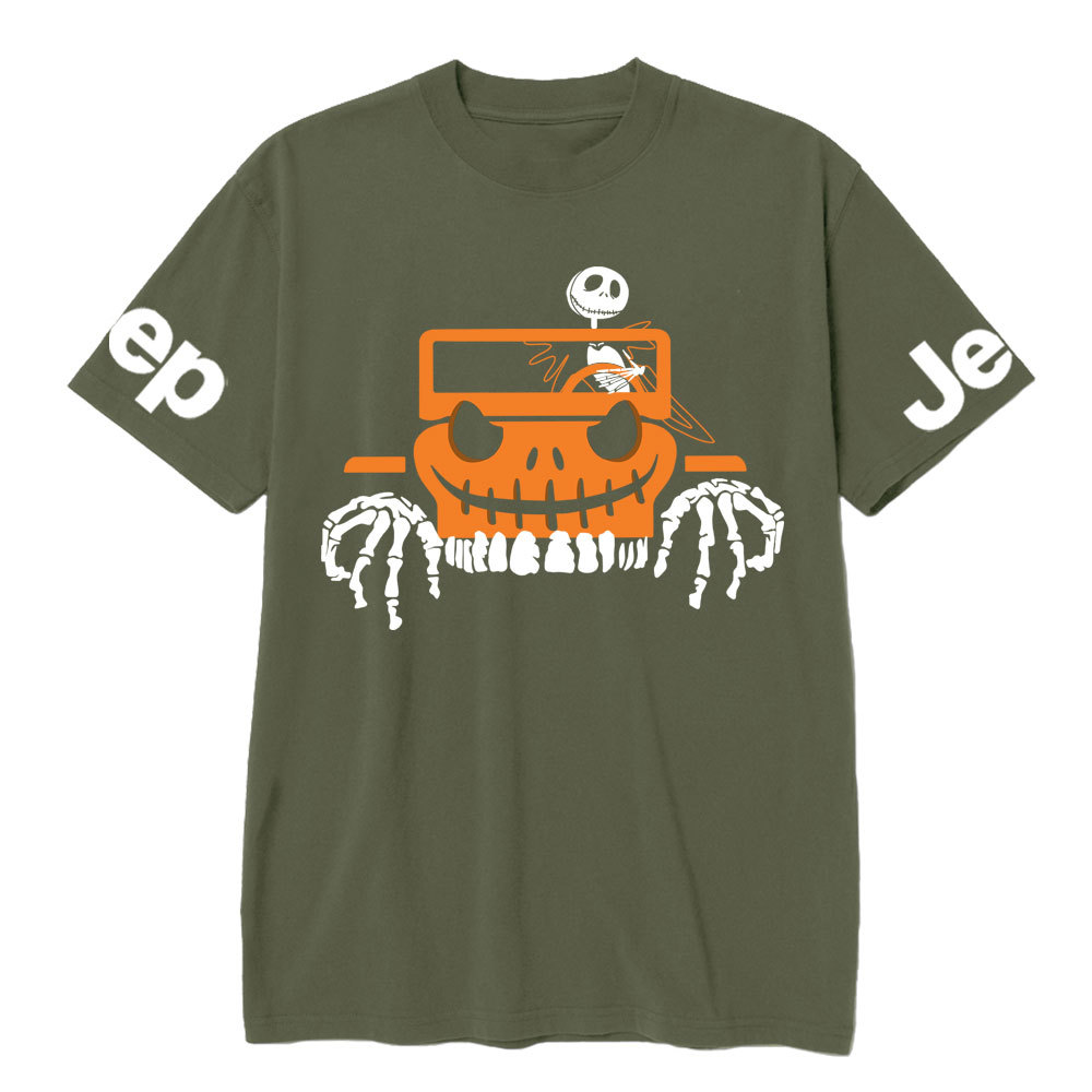 Jp Bone Grille Orange Halloween T-Shirt
