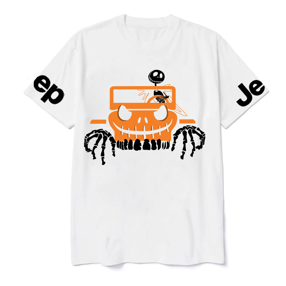 Jp Bone Grille Orange Halloween T-Shirt