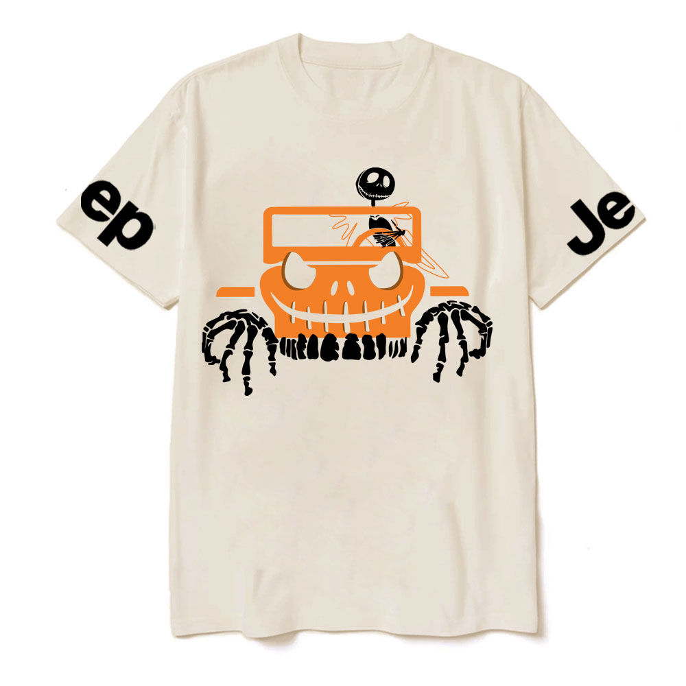 Jp Bone Grille Orange Halloween T-Shirt