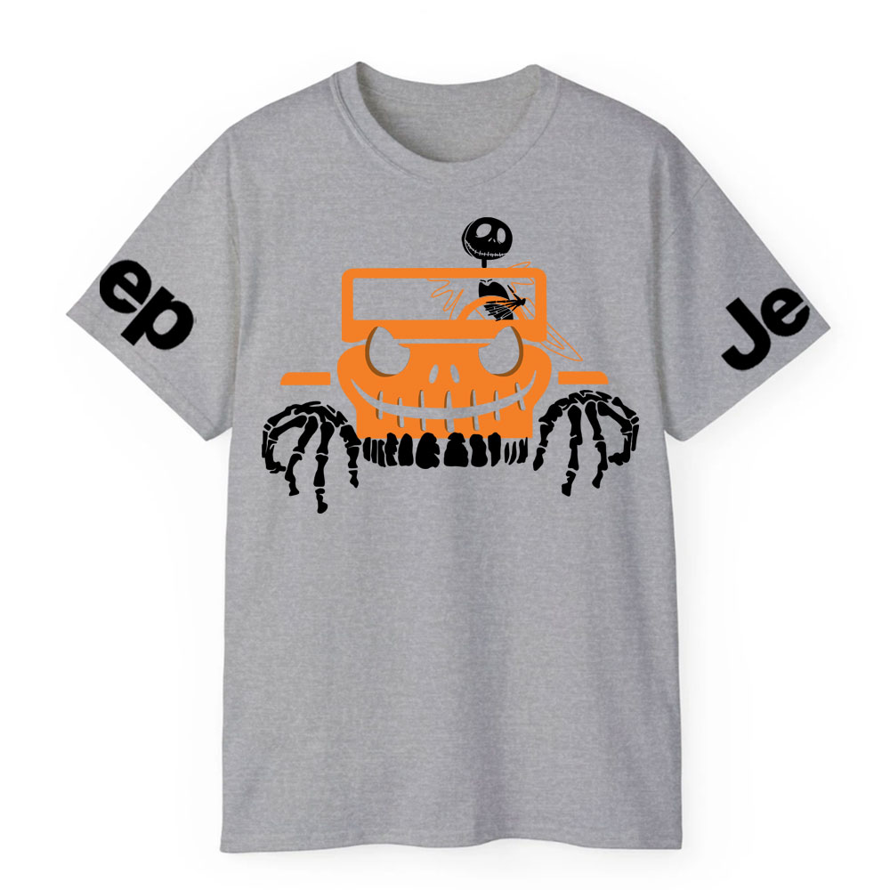 Jp Bone Grille Orange Halloween T-Shirt