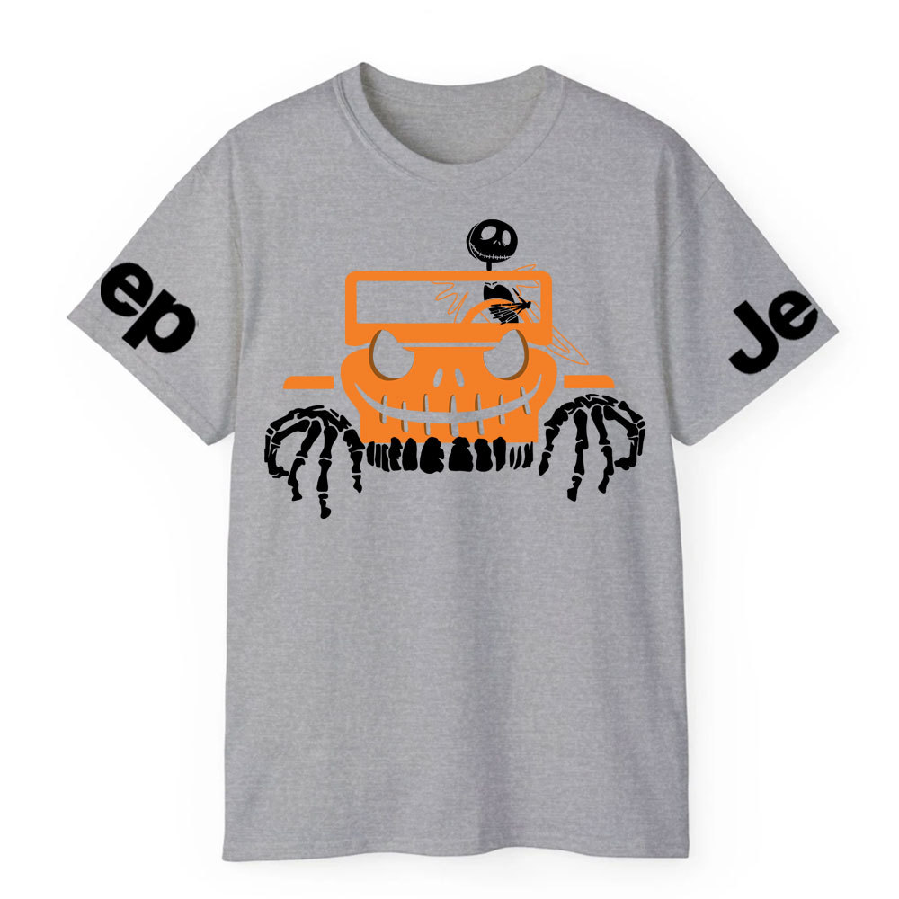 Jp Bone Grille Orange Halloween T-Shirt