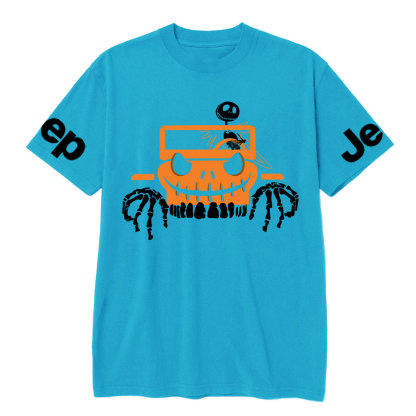 Jp Bone Grille Orange Halloween T-Shirt