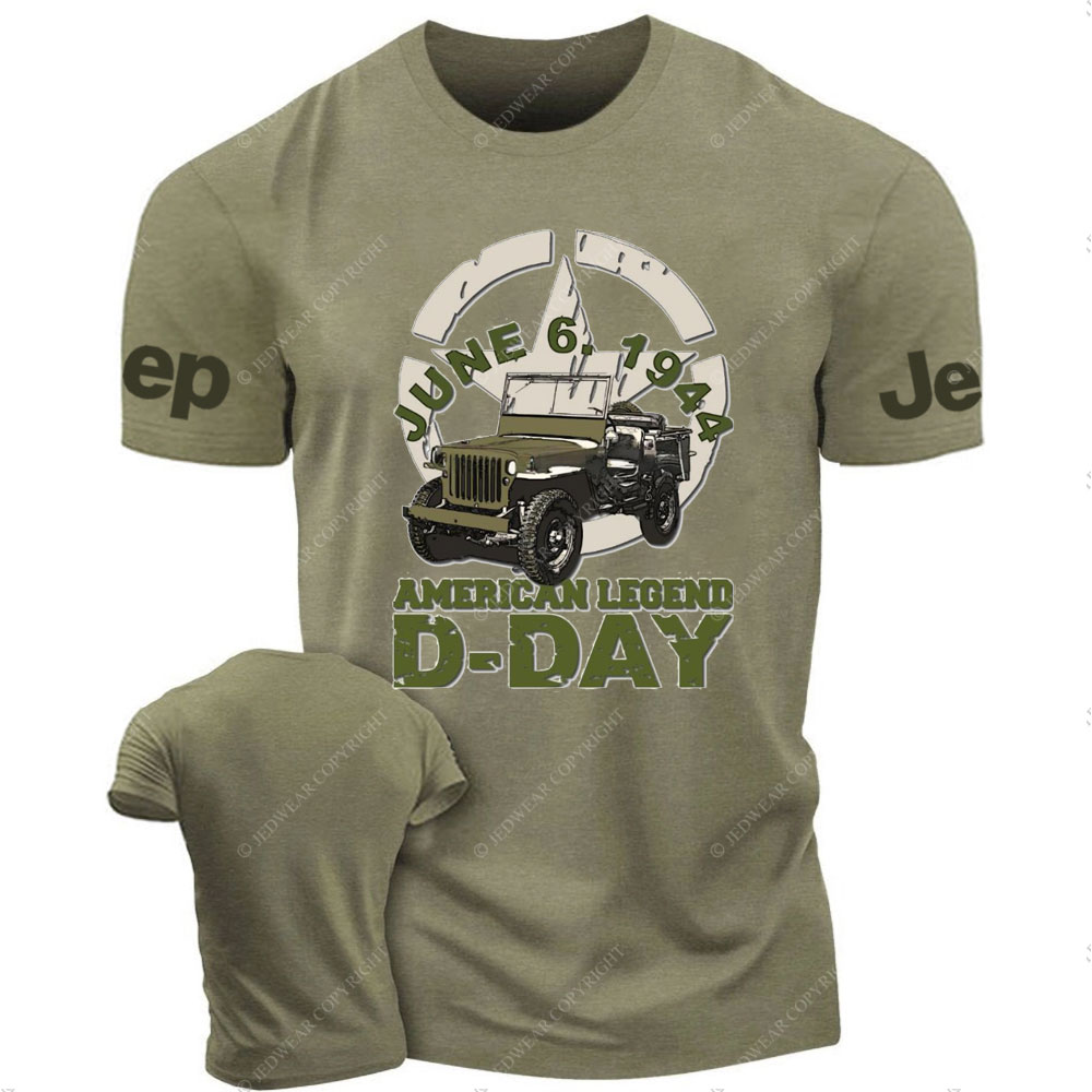 D-day American Legend Willys Jp T-Shirt
